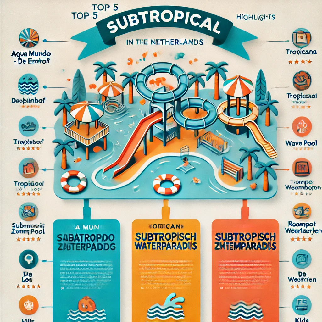 Subtropisch zwembad Nederland infographic